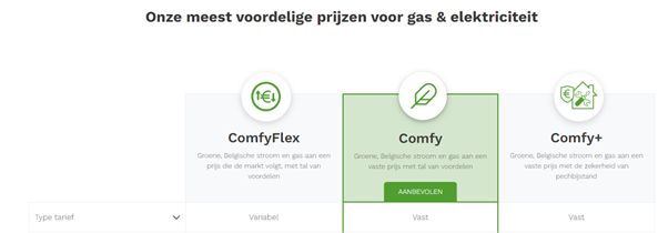 luminus comfy vergelijking misleidend